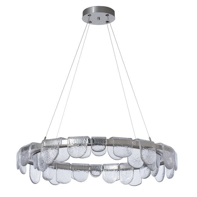 Circular Glass Chandelier - Bronzecasivra