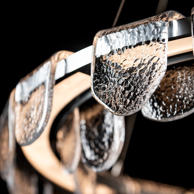 Circular Glass Chandelier - Bronzecasivra