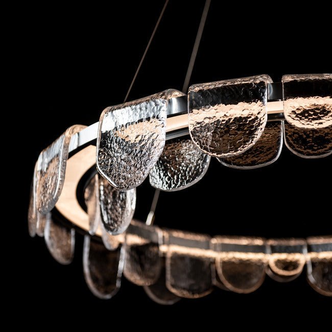 Circular Glass Chandelier - Bronzecasivra
