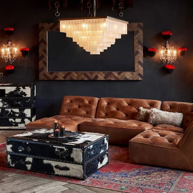 Claire Square Chandelier-Chandeliers-casivra-7tier-casivra