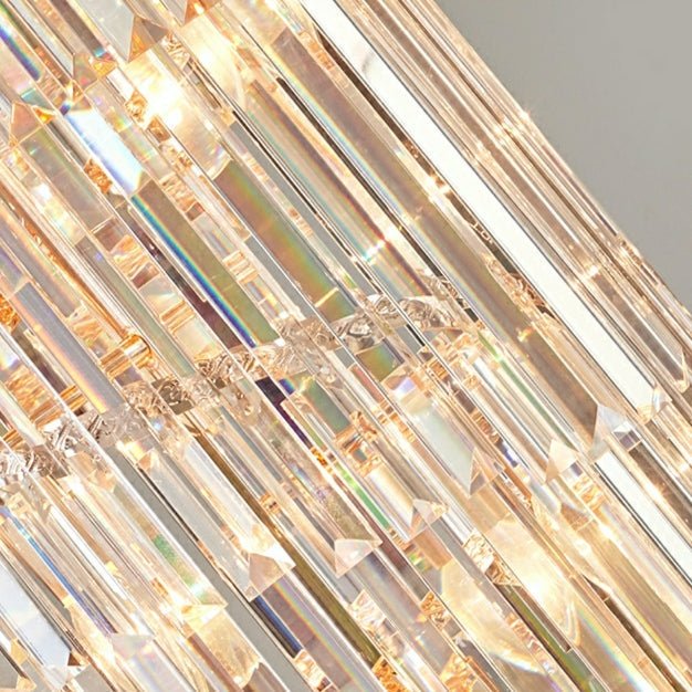 Classic Large Multi - layered Spiral Crystal Chandelier for Foyer/ Staircase - D17.7"*H59.1"/12 Lights/16 kgBlackDimmable Warm Lightcasivra