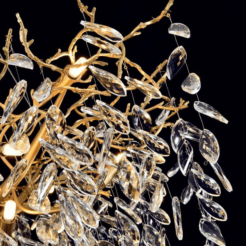 Cleo Branch Crystal Chandelier Light - 39.37" diamcasivra