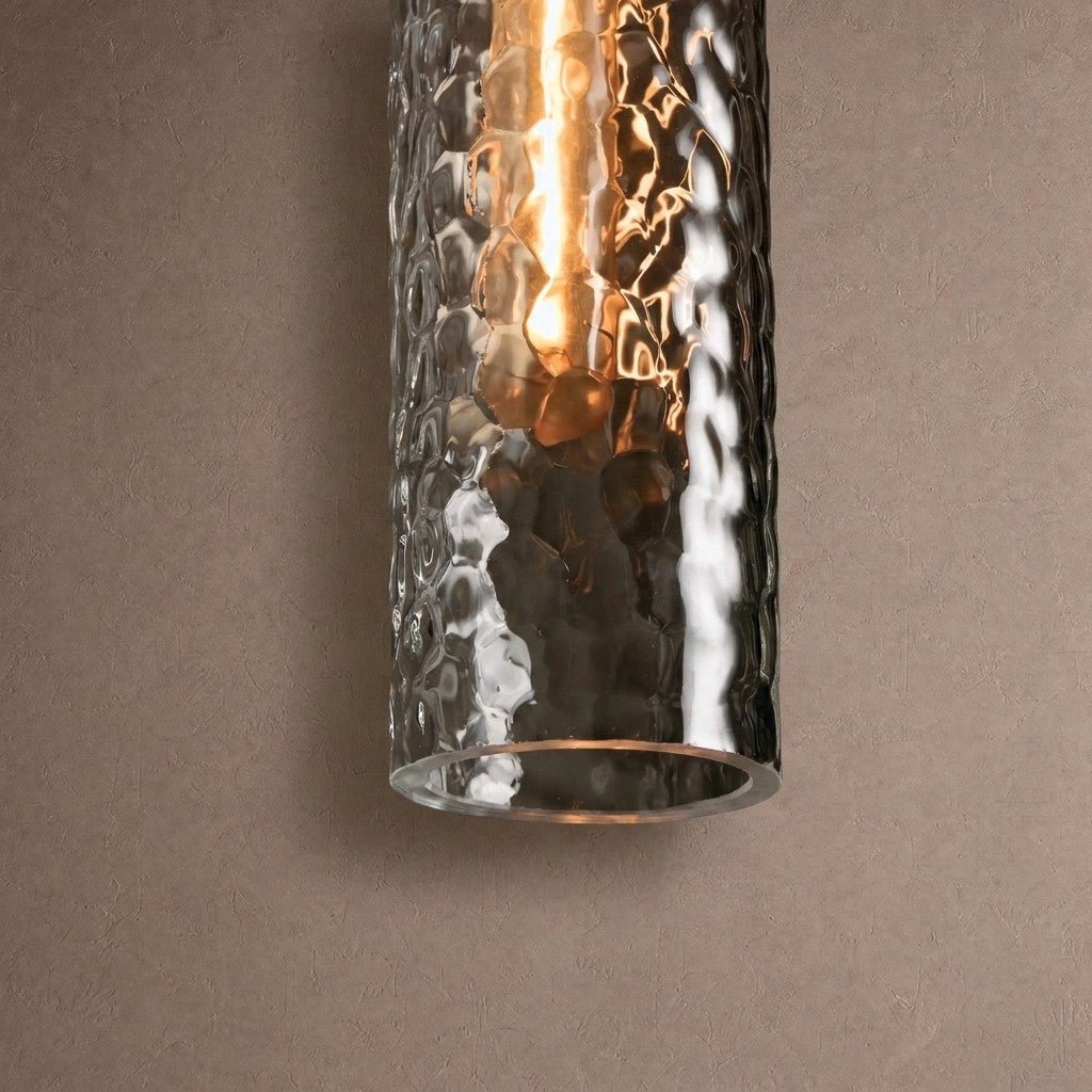 Colleena Hammered Glass Pendant - casivra