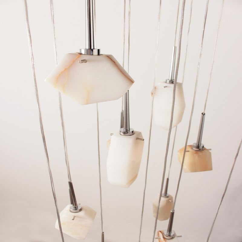 Contemporary Alabaster Pendant Light - casivra