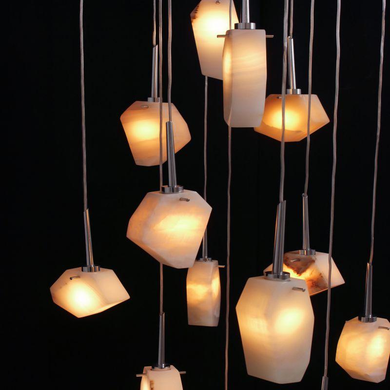 Contemporary Alabaster Pendant Light - casivra
