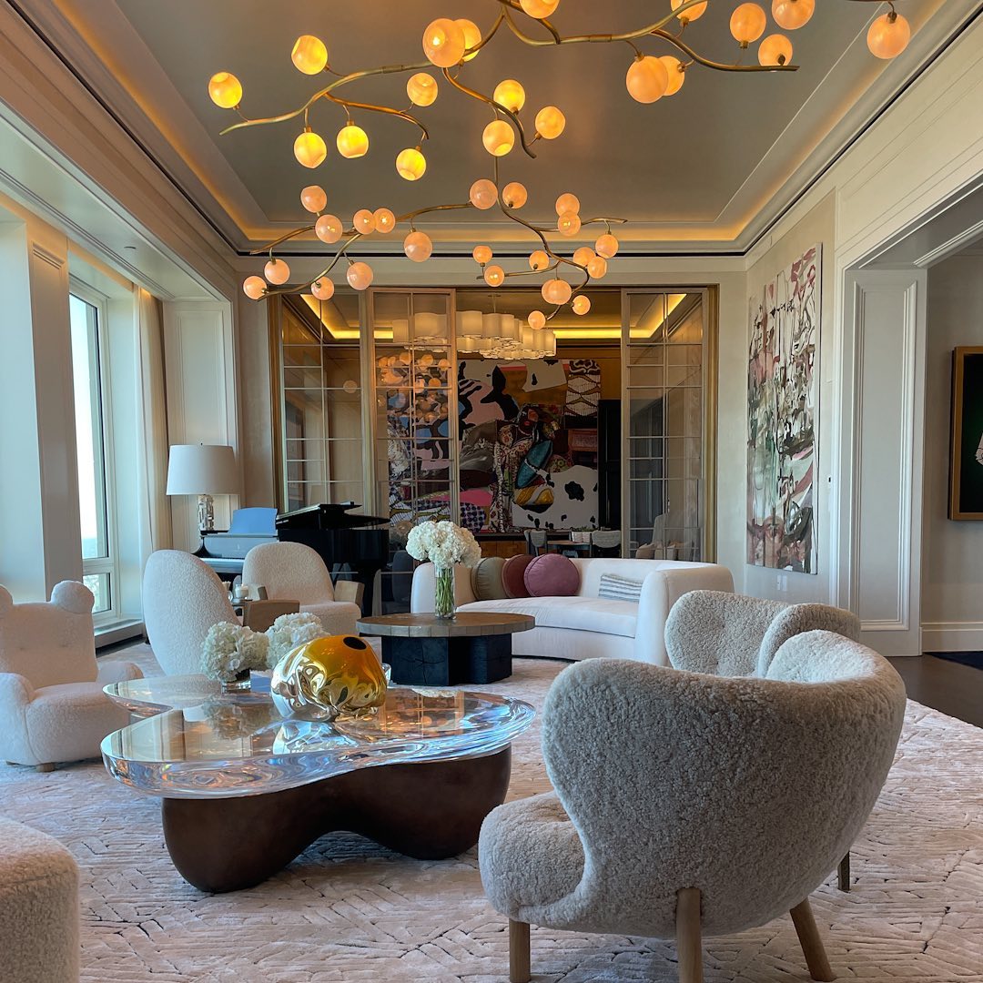 Contemporary Hand - blown Glass Globes Branch Chandelier for Dining Room Living Room and Kitchen Island - L140"*W60"*H32"Warm Lightcasivra