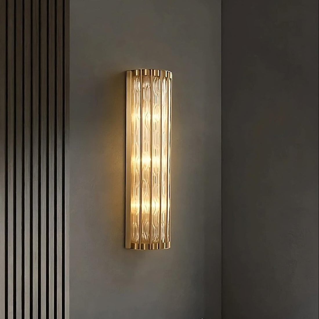 buyAurum Modern Copper Glass Wall Sconce - Morsale