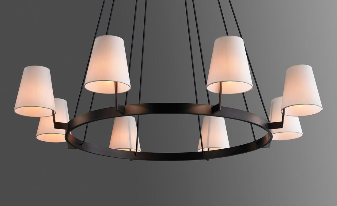 Corniche Circular Round Chandelier 60'' - casivra