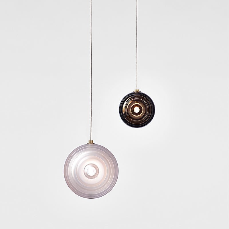 Cosmic Sphere Cascade Glass Chandelier - 3 - lights ∅ 11.8″ x H 59.1″Clearcasivra