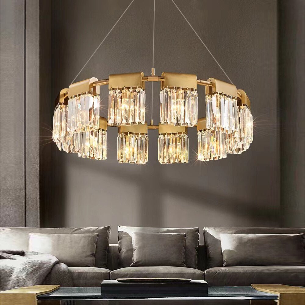 buyGio 32" Modern Crystal Chandelier - Morsale