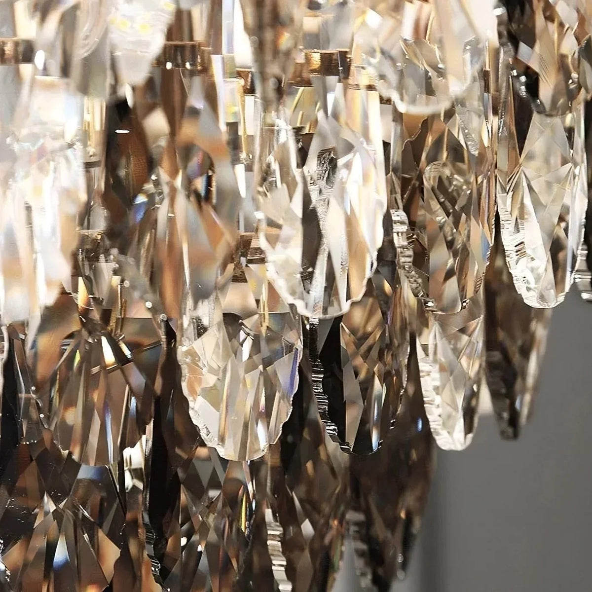Langford crystal dining chandelier full view