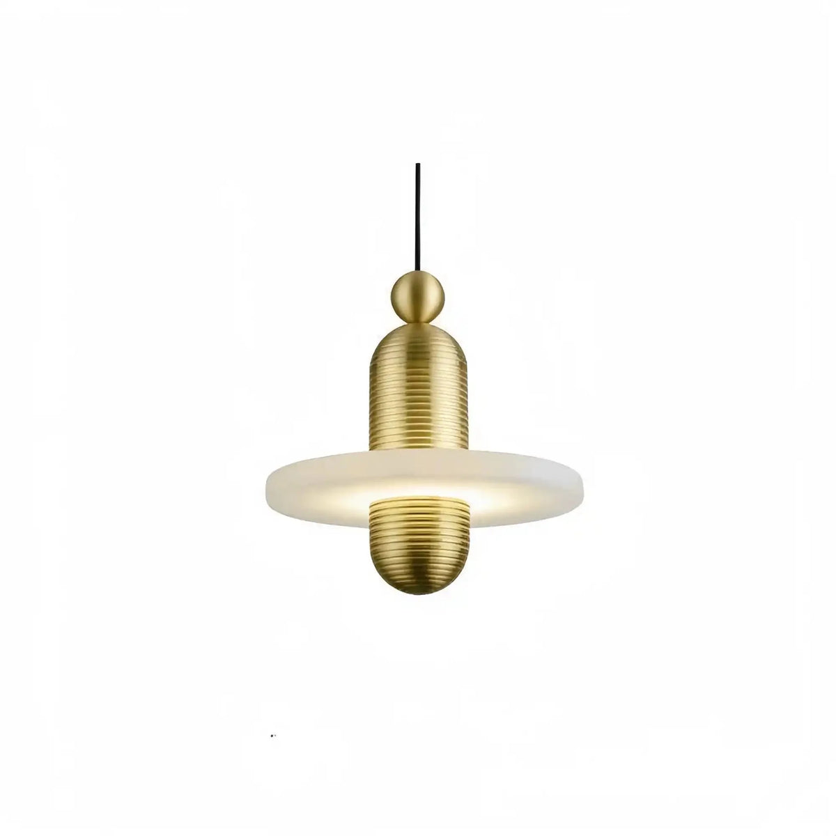 Csilla Alabaster Pendant Light - A - 7.1" x 5.9"Goldcasivra