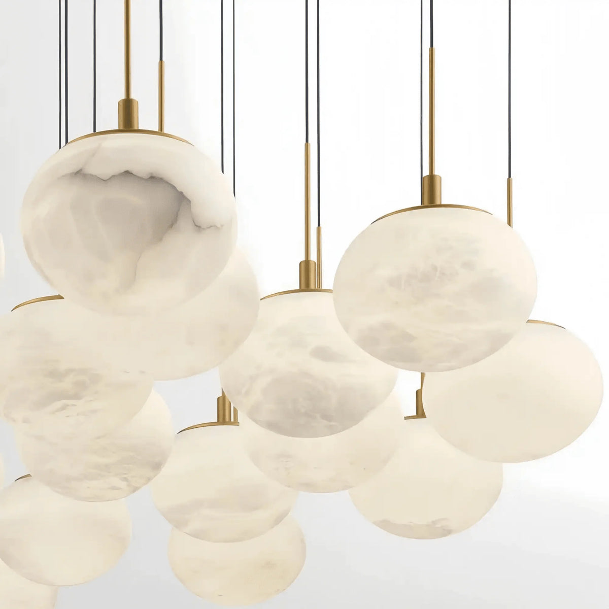 Cudor Round LED Chandelier - Matte Black31 Lightcasivra