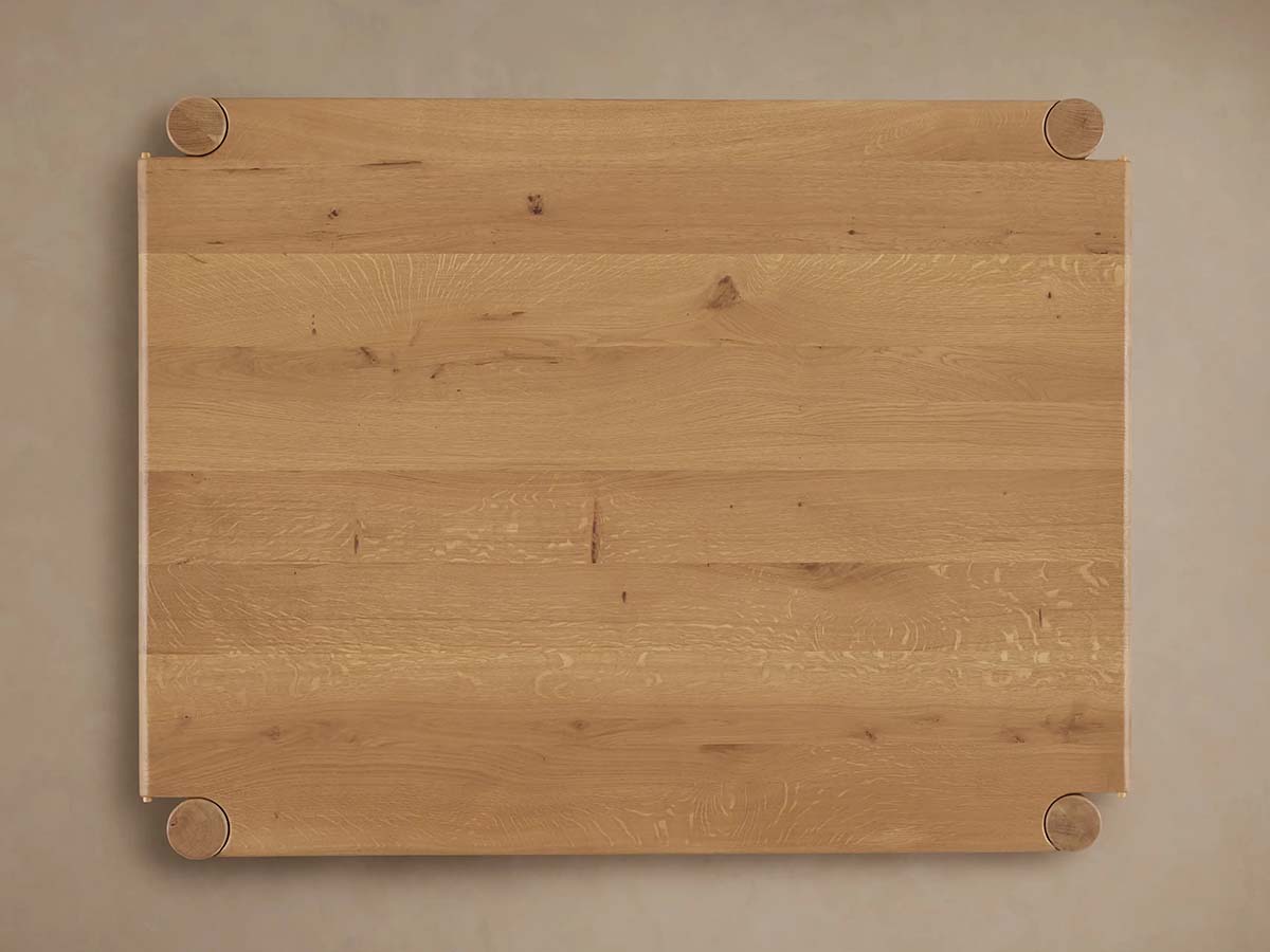Sulina Wood Extension Dining Table Oak Drop-Leaf Design