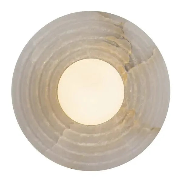 Dahlia Alabaster LED Wall Sconce - Bronzecasivra