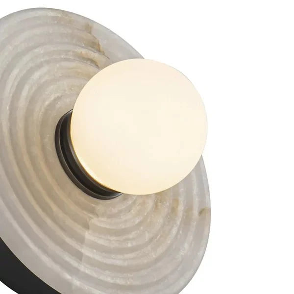 Dahlia Alabaster LED Wall Sconce - Bronzecasivra