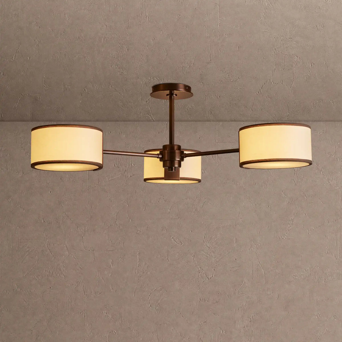 Delphine Fabric Flush Mount