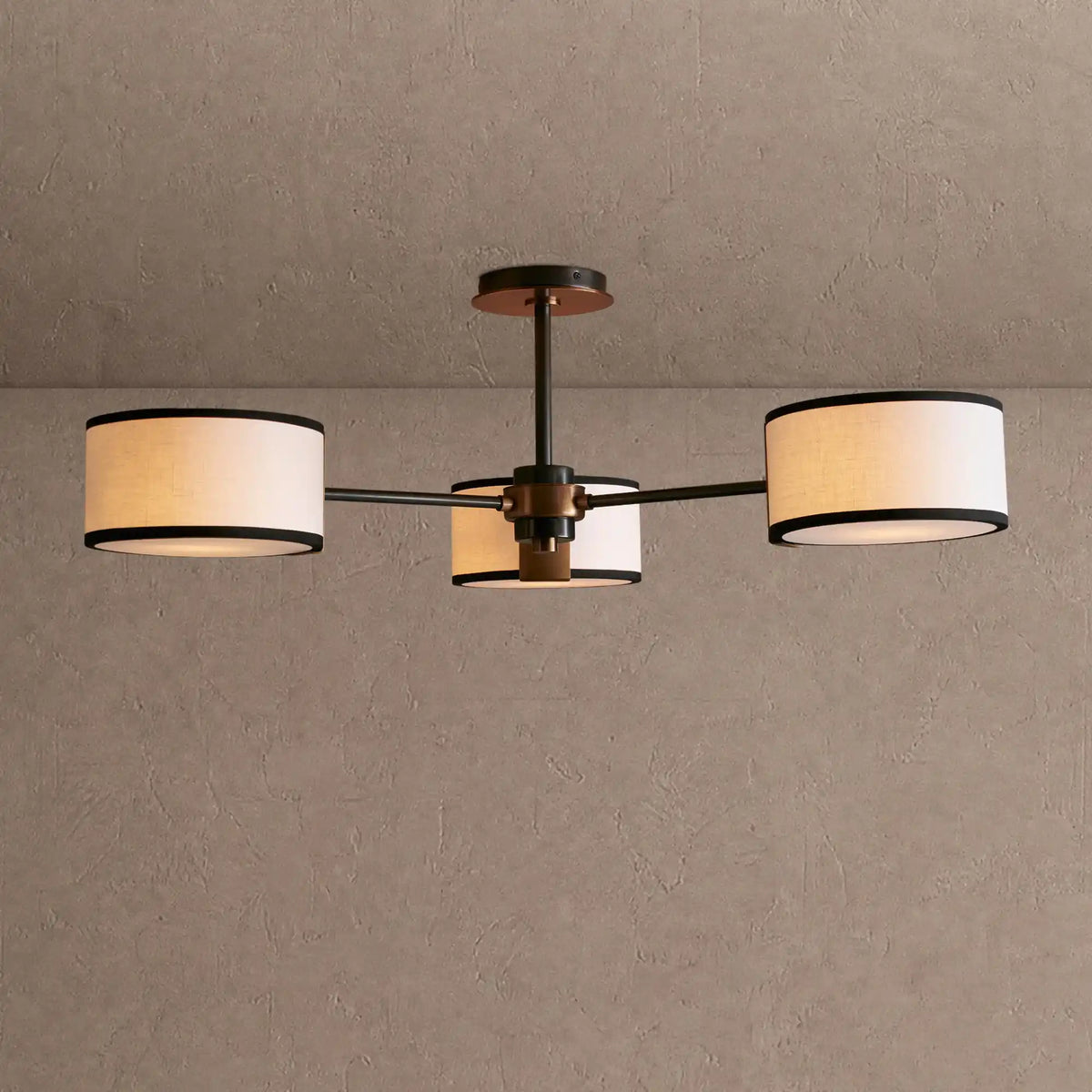 Delphine Fabric Flush Mount