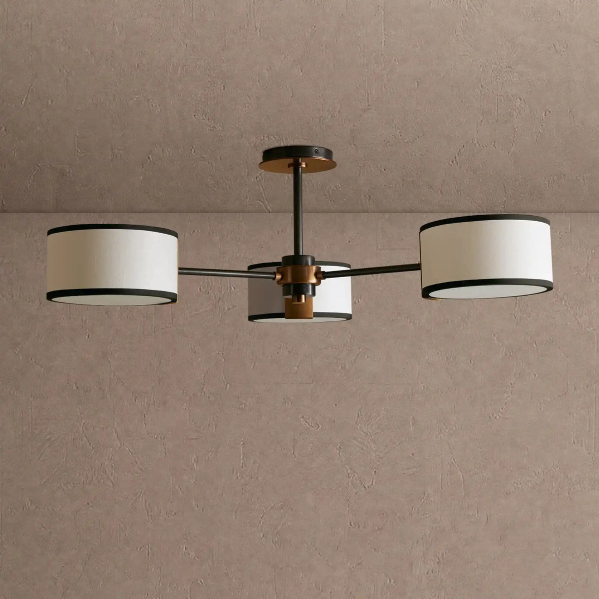 Delphine Fabric Flush Mount