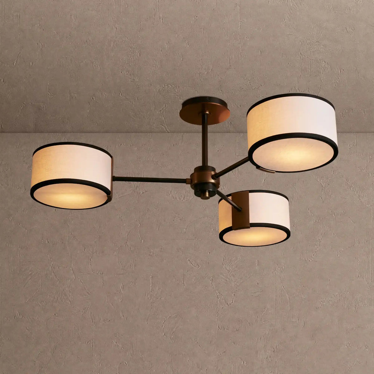 Delphine Fabric Flush Mount