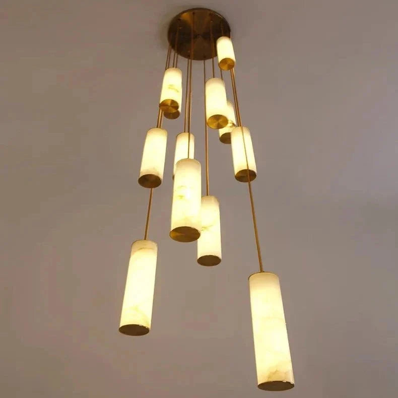 Darlen Modern Staircase Chandelier - 6 LightsRemote Control (Dimmable)casivra