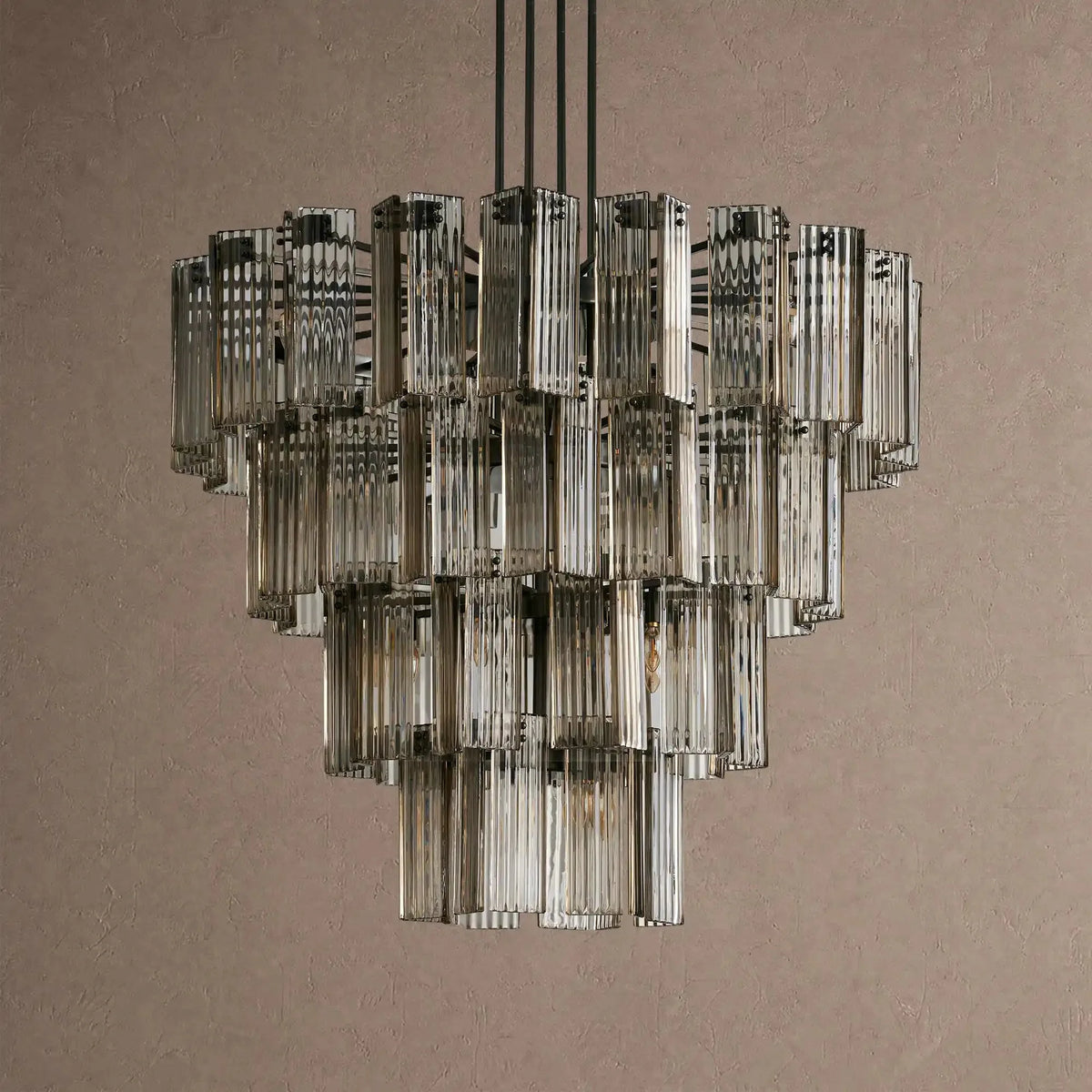 Dorsey Round Chandelier 38''48''60'' - 60‘’BrassSmokecasivra