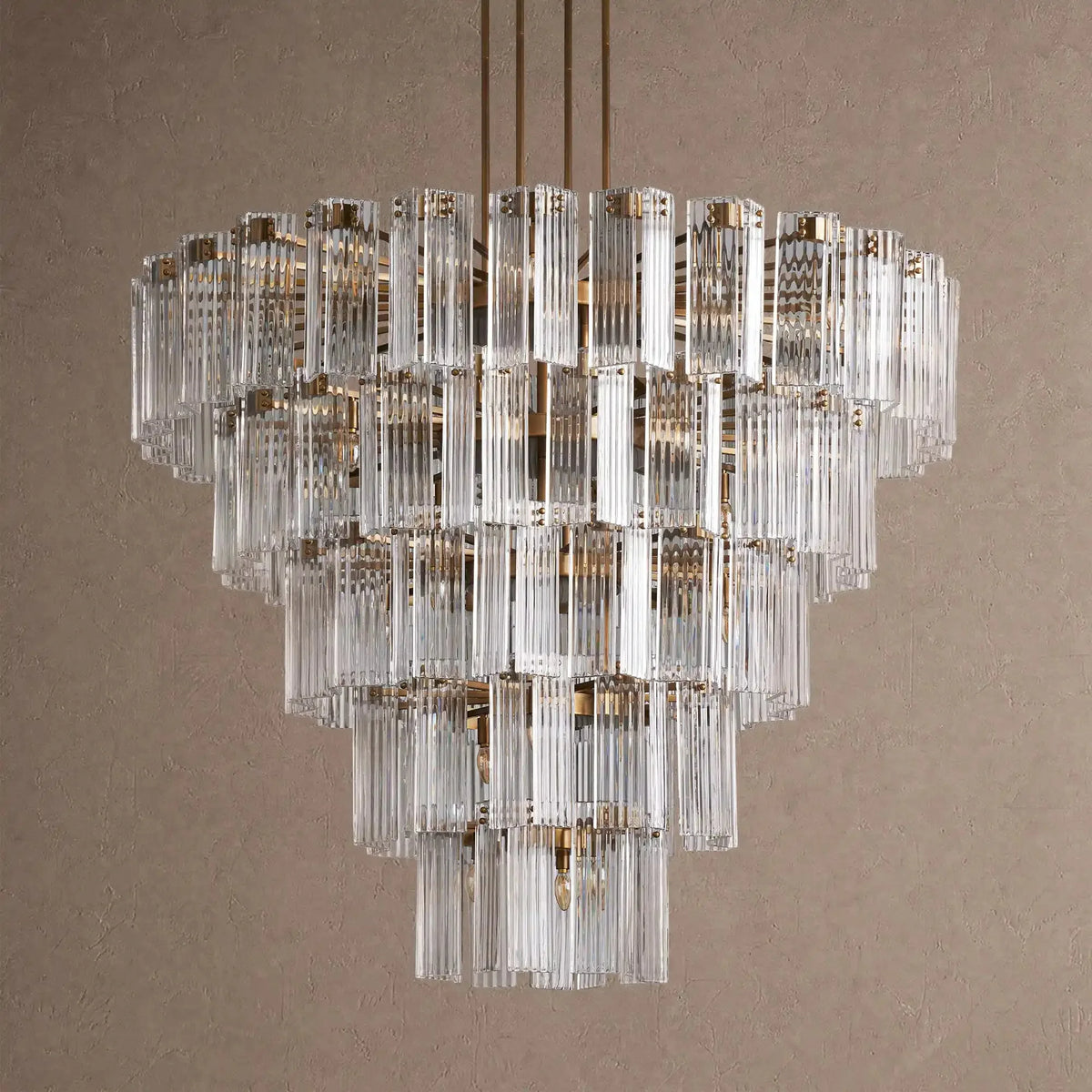 Dorsey Round Chandelier 38''48''60'' - 48‘’BlackSmokecasivra