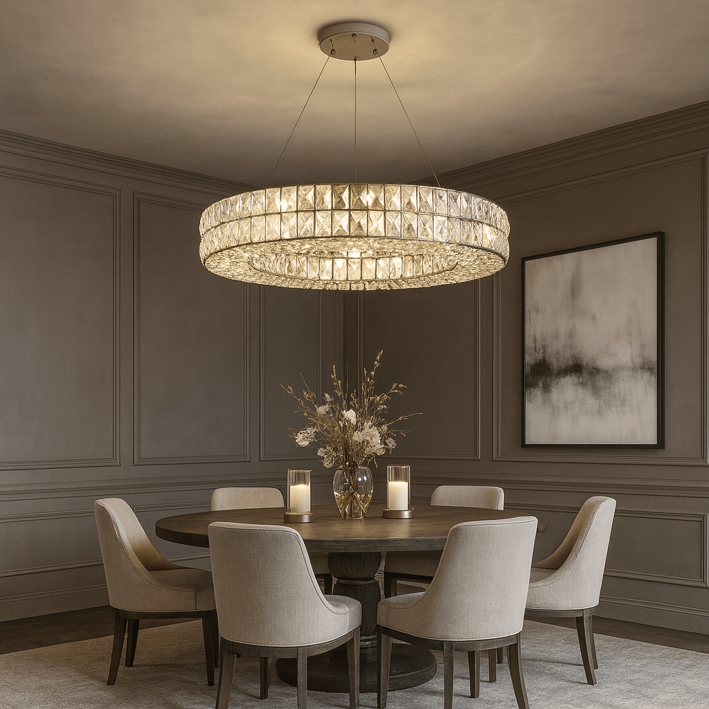 buyBacci Crystal Wheel Chandelier - Morsale