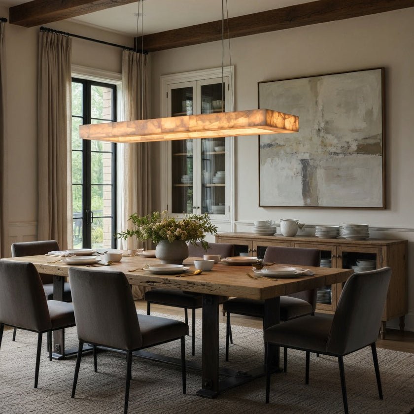 buyOwens Marble Linear Chandelier 39" - Morsale