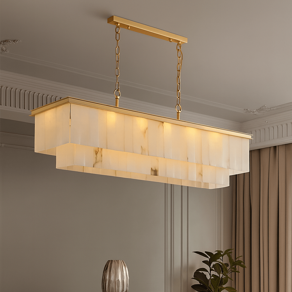 buySolana Marble Dining Chandelier - Morsale