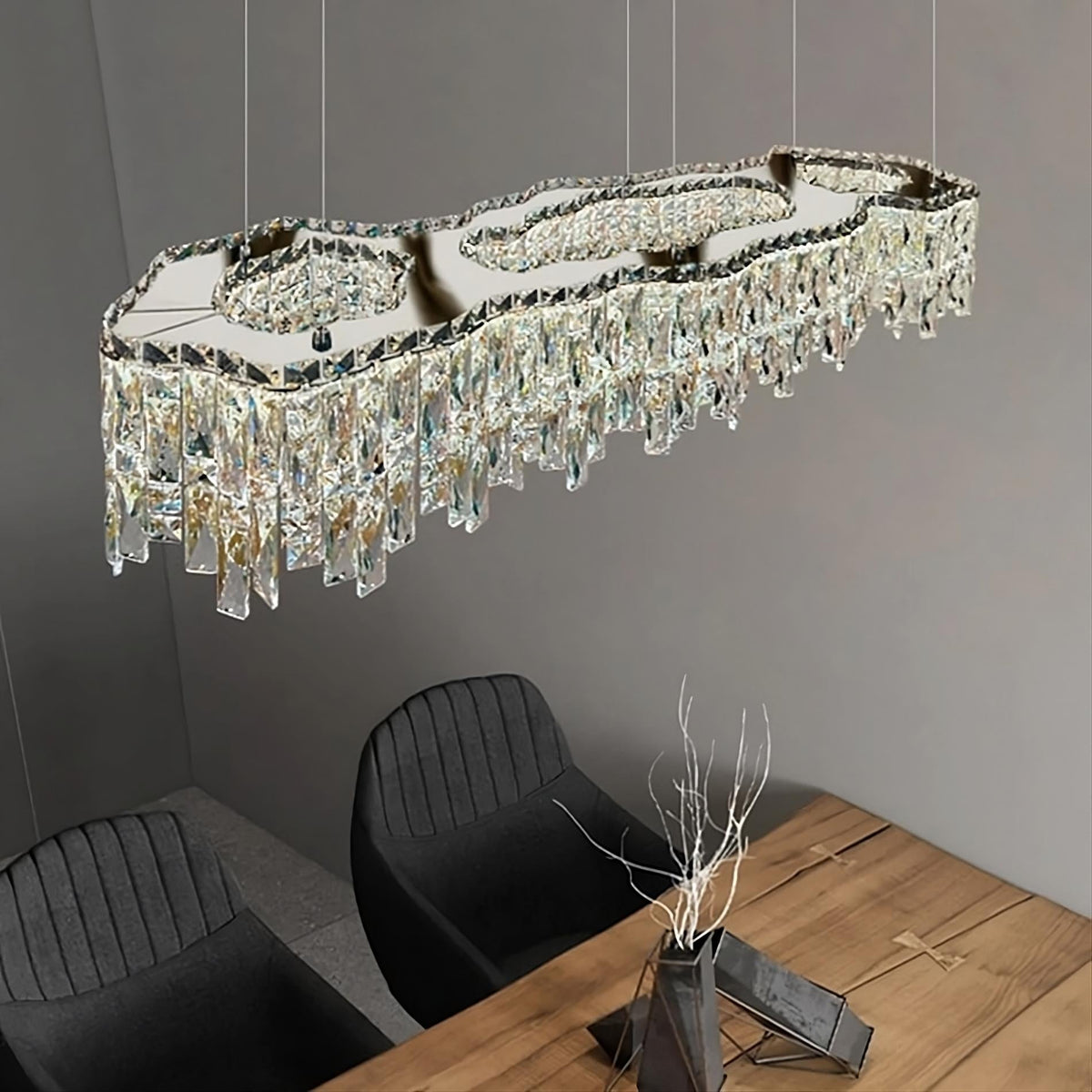 buyBacci Crystal Dining Chandelier - Morsale