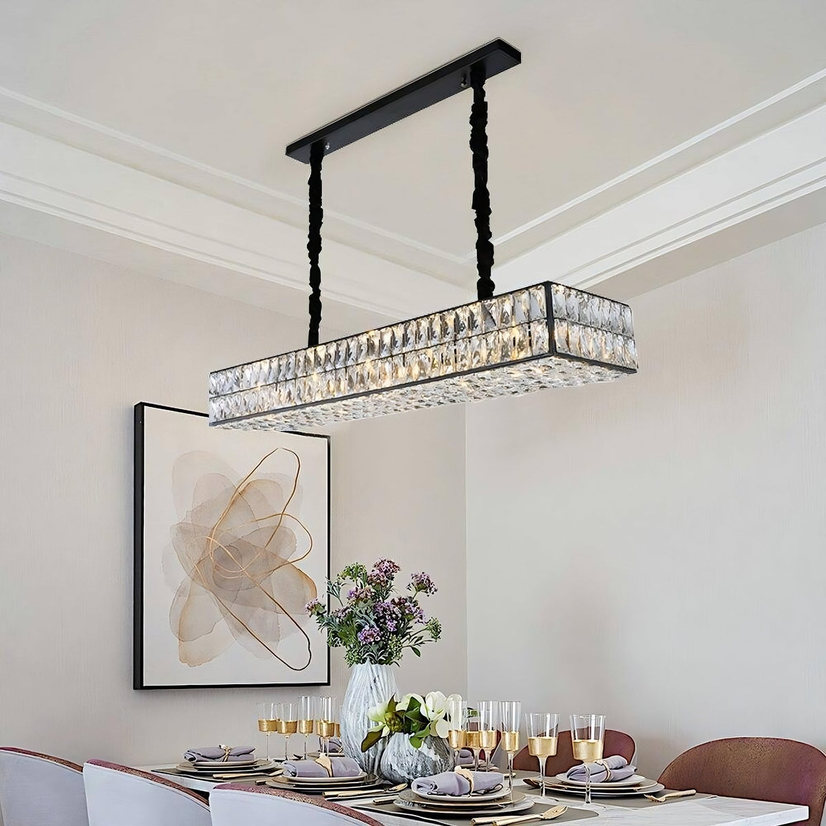 buyBacci Kitchen Island Crystal Chandelier - Morsale