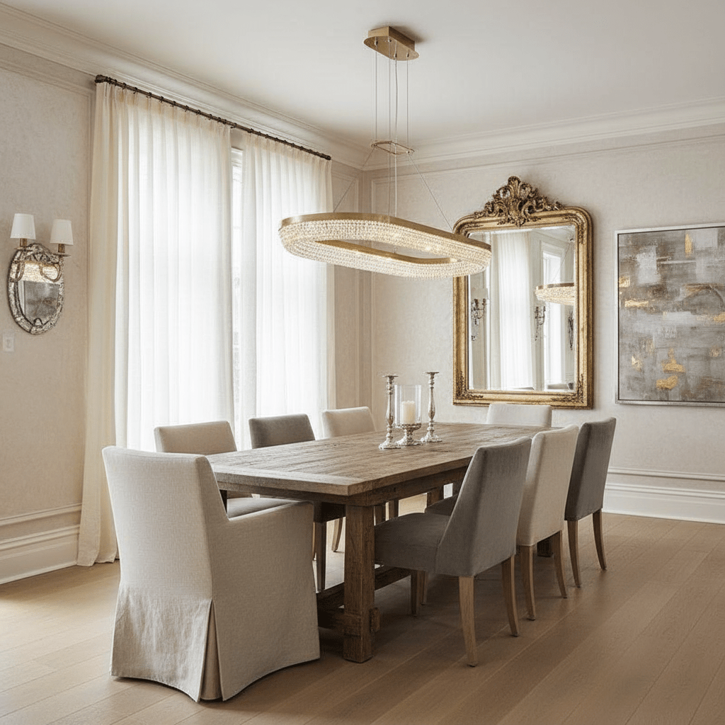 buyBergamo Crystal Dining Chandelier - Morsale