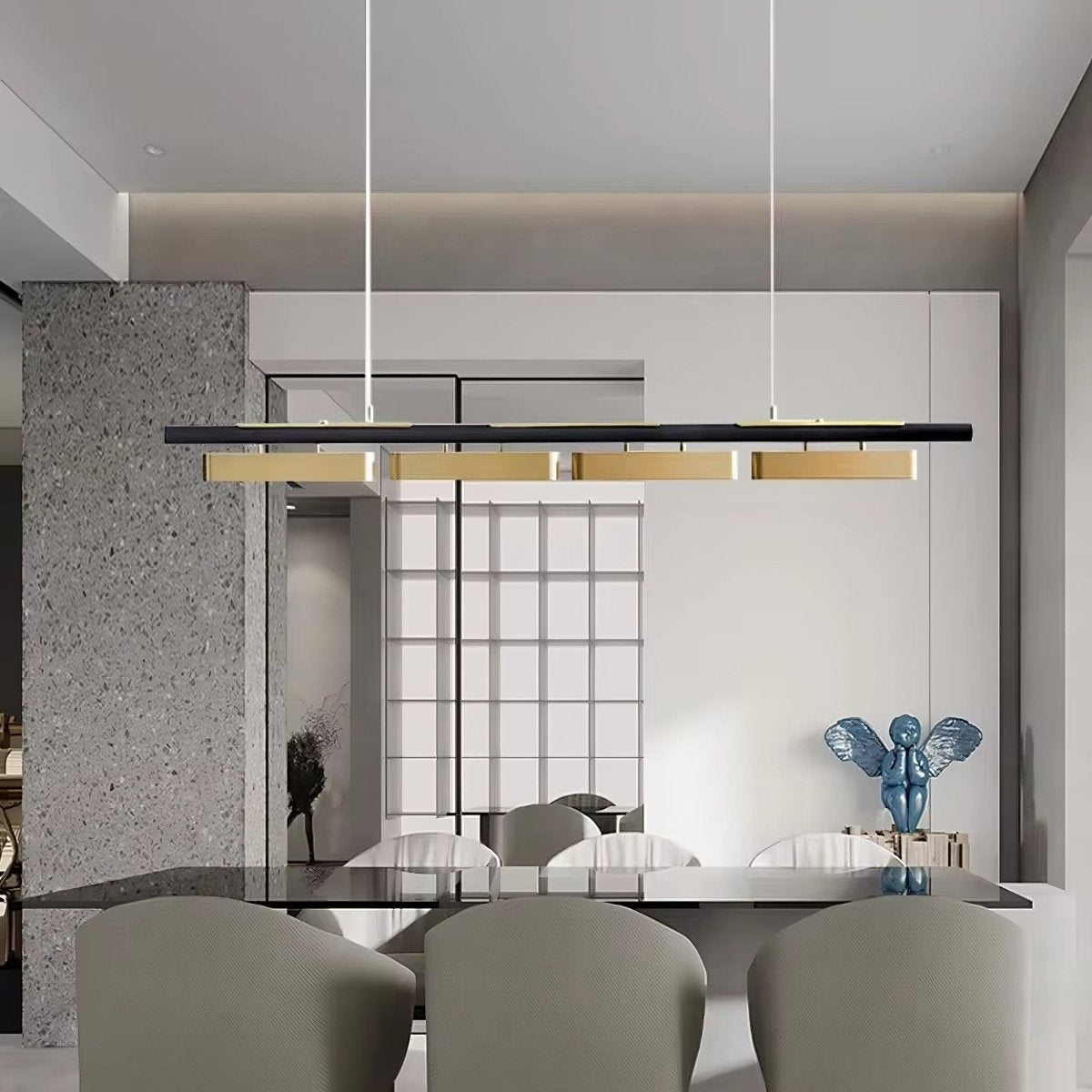 buyValiani Linear Brass Pendant - Morsale