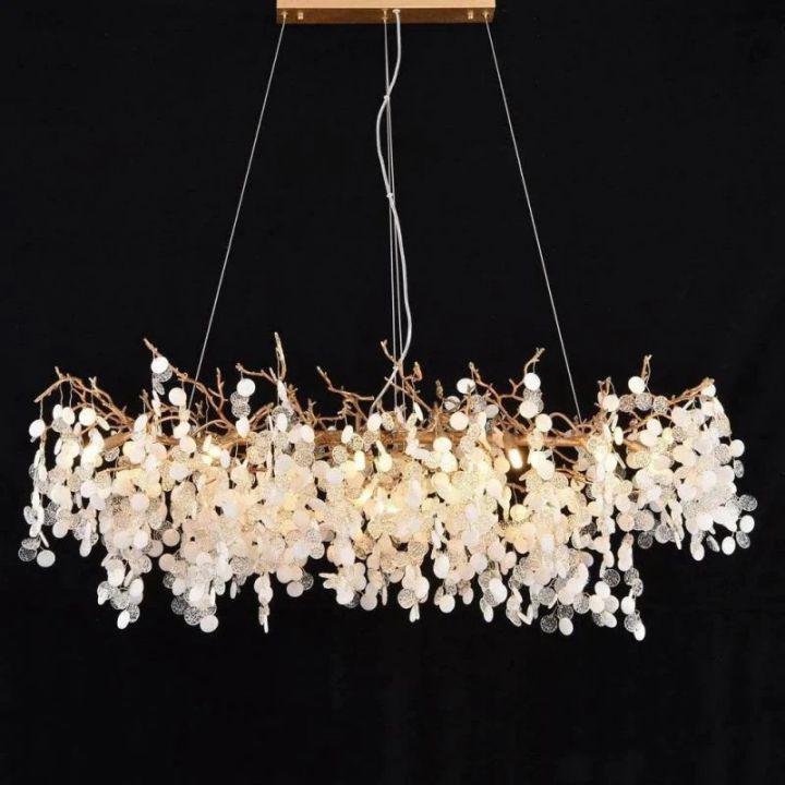Donna American Creative Modern Branch Chandelier - 47.2" Lcasivra