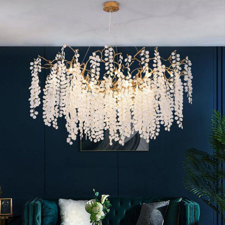Donna Modern Linear Branch Chandelier - 59" Lcasivra