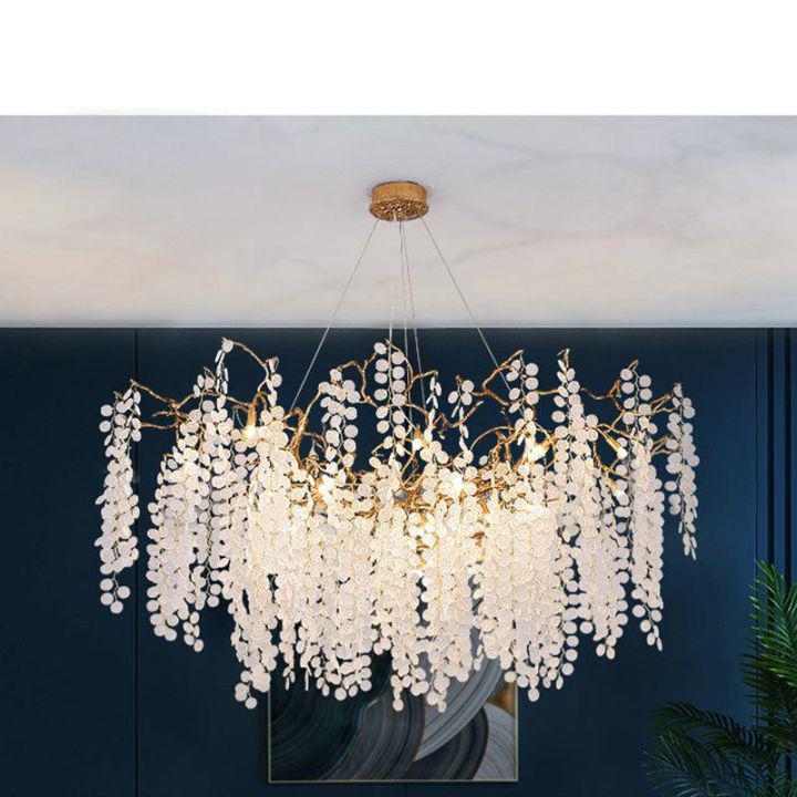 Donna Modern Linear Branch Chandelier - 47.2" Lcasivra