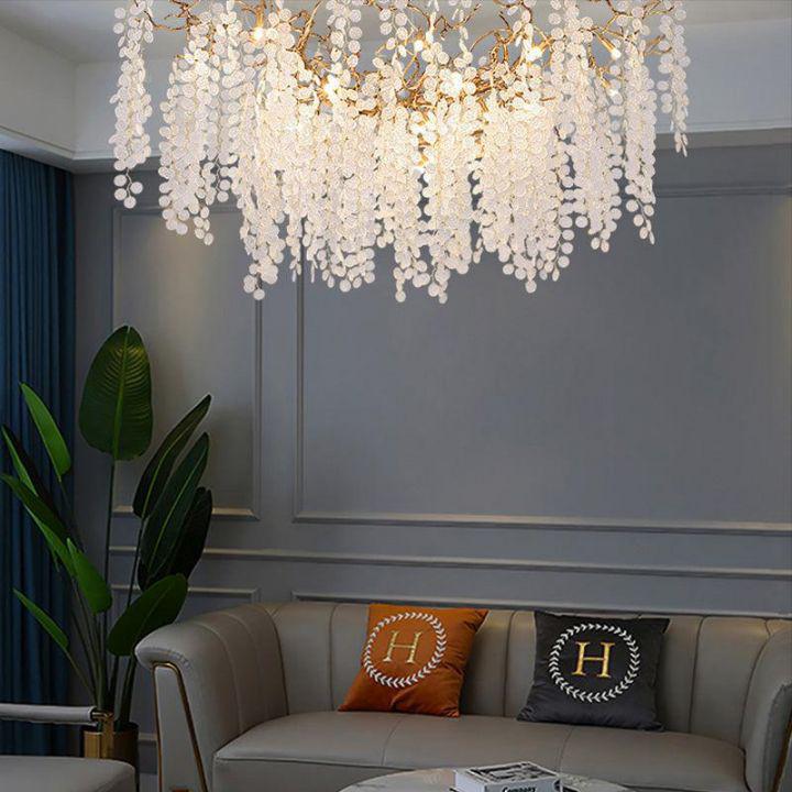Donna Modern Linear Branch Chandelier - 47.2" Lcasivra