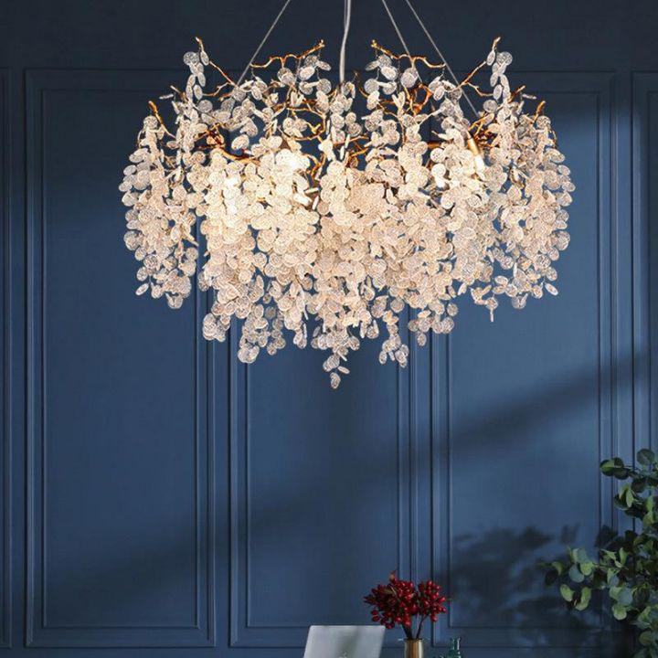 Donna Modern Round Branch Chandelier - Clearcasivra
