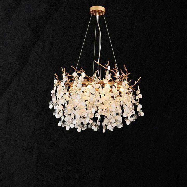 Donna Round Circle Fortune Tree Round Branch Chandelier - 26" Dcasivra