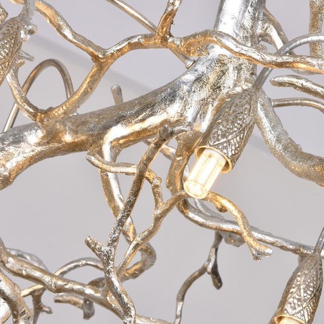 Doris Branch Crystal Chandelier Light - GoldLength 100 cm x Width 62 cm x Height 50 cmcasivra