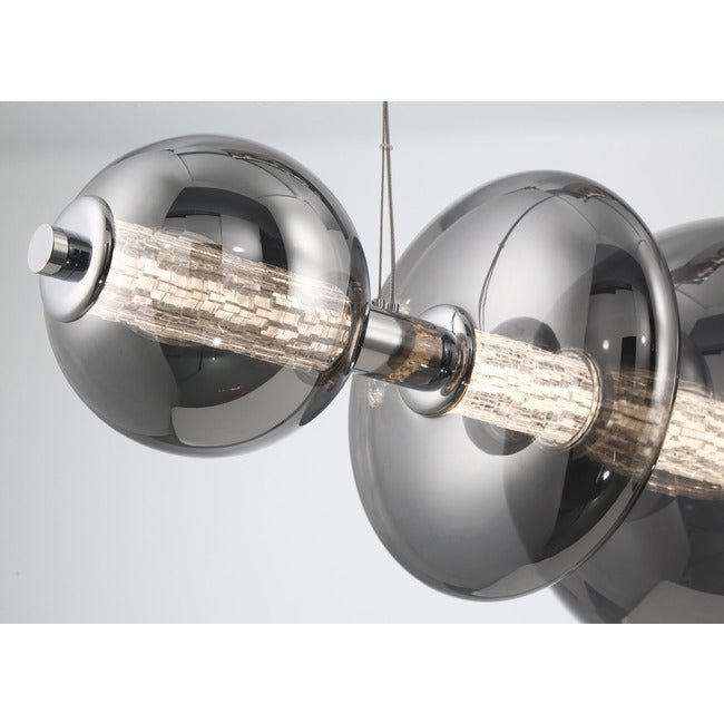 Echelon Linear Chandelier - ChromeClear56”casivra