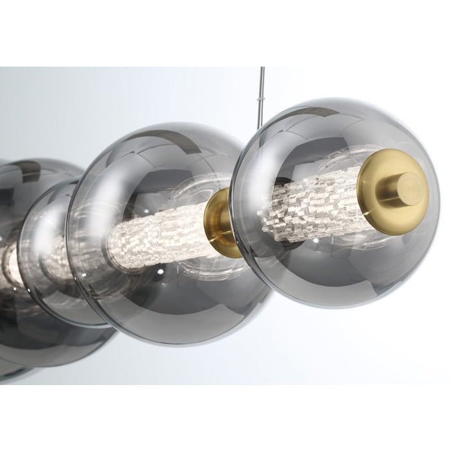 Echelon Linear Chandelier - ChromeClear56”casivra