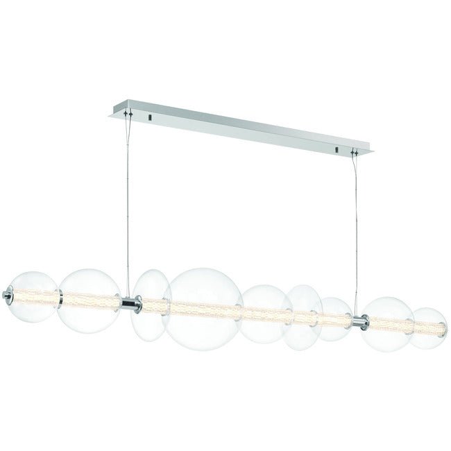 Echelon Linear Chandelier - ChromeClear56”casivra