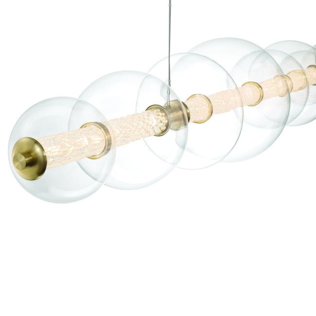 Echelon Linear Chandelier - ChromeClear56”casivra