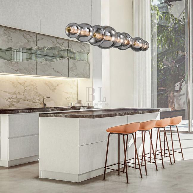Echelon Linear Chandelier - ChromeClear56”casivra