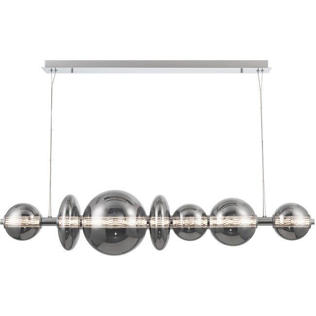 Echelon Linear Chandelier - ChromeClear56”casivra