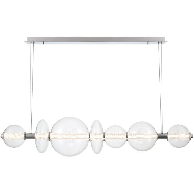 Echelon Linear Chandelier - ChromeClear56”casivra