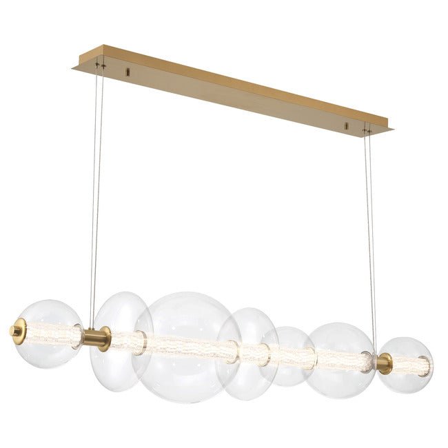 Echelon Linear Chandelier - ChromeClear56”casivra