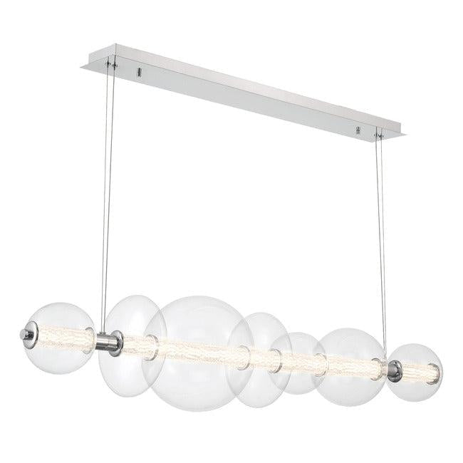 Echelon Linear Chandelier - ChromeClear56”casivra